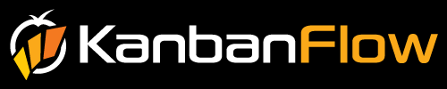 KanbanFlow logo for black/dark backgrounds